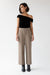 CROPPED HALF ELASTIC WAIST PANT