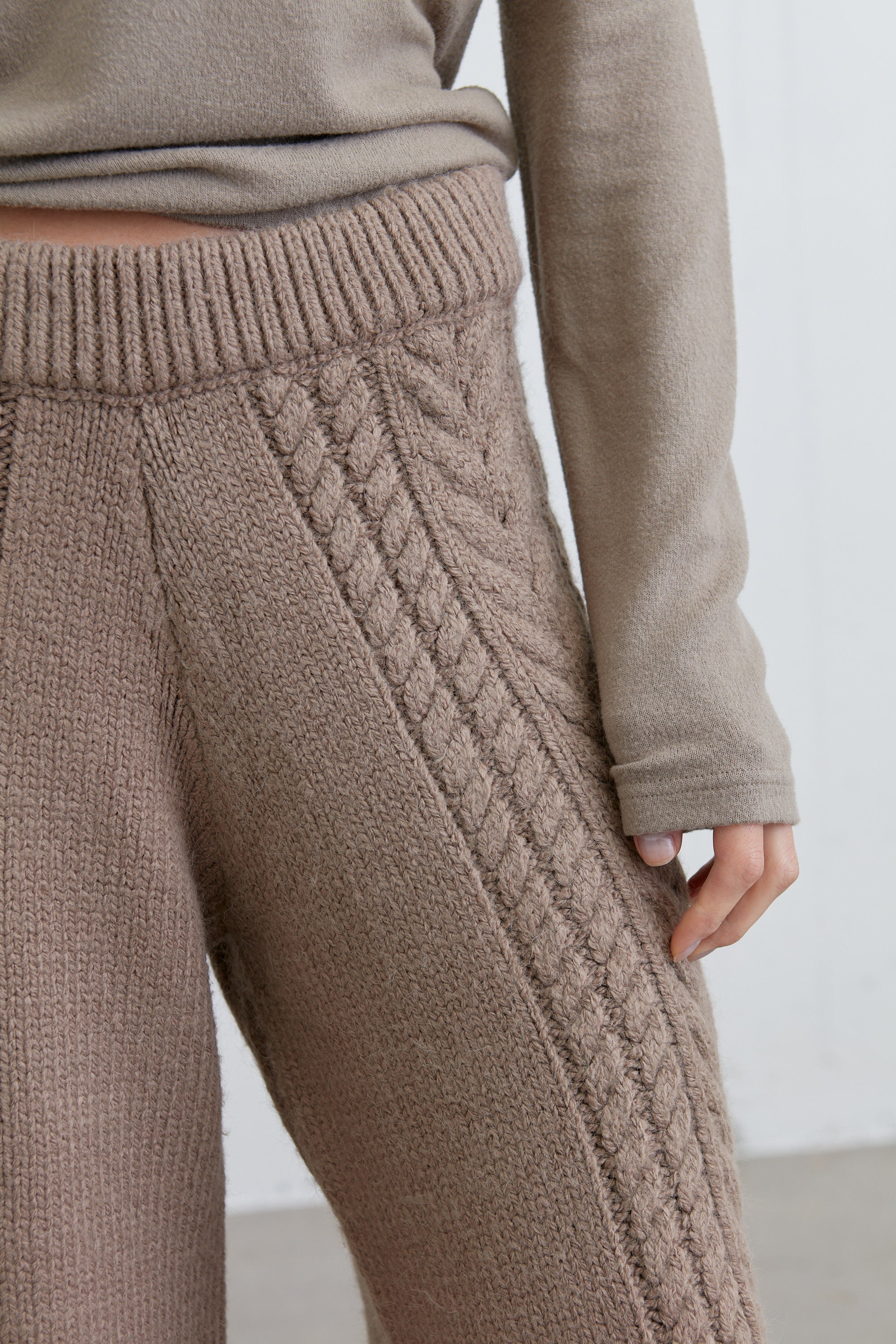 Cable Knit Pant OAK FORT