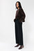 REGULAR LENGTH TWILL WIDE LEG PANT