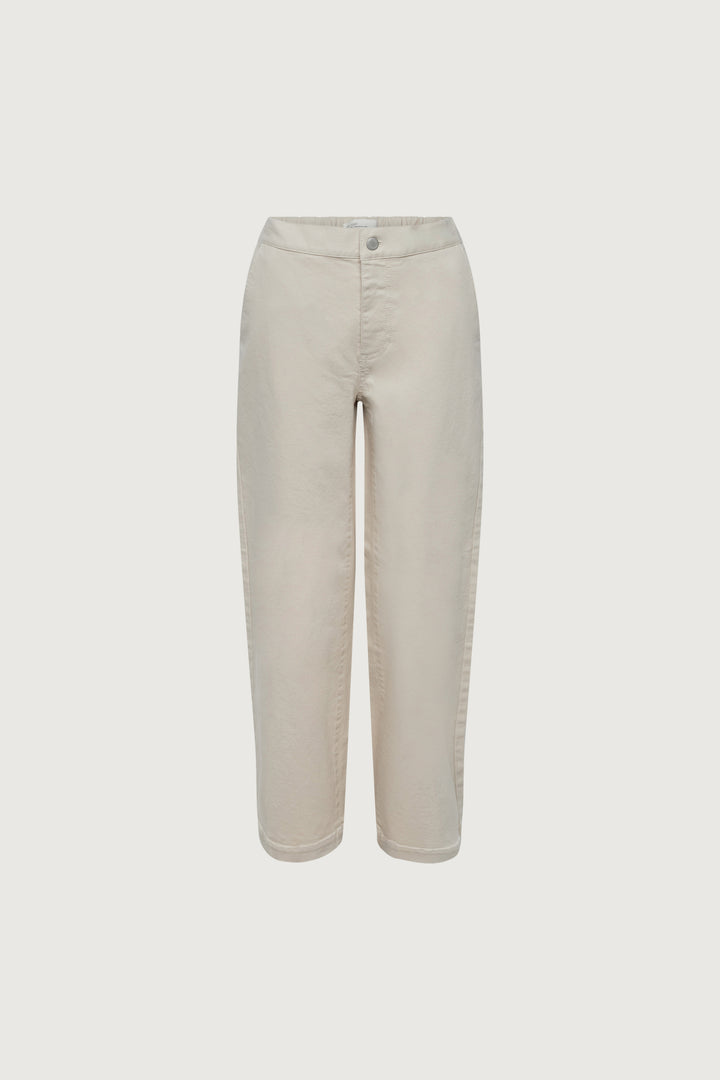 REGULAR LENGTH 28" TWILL WIDE LEG PANT