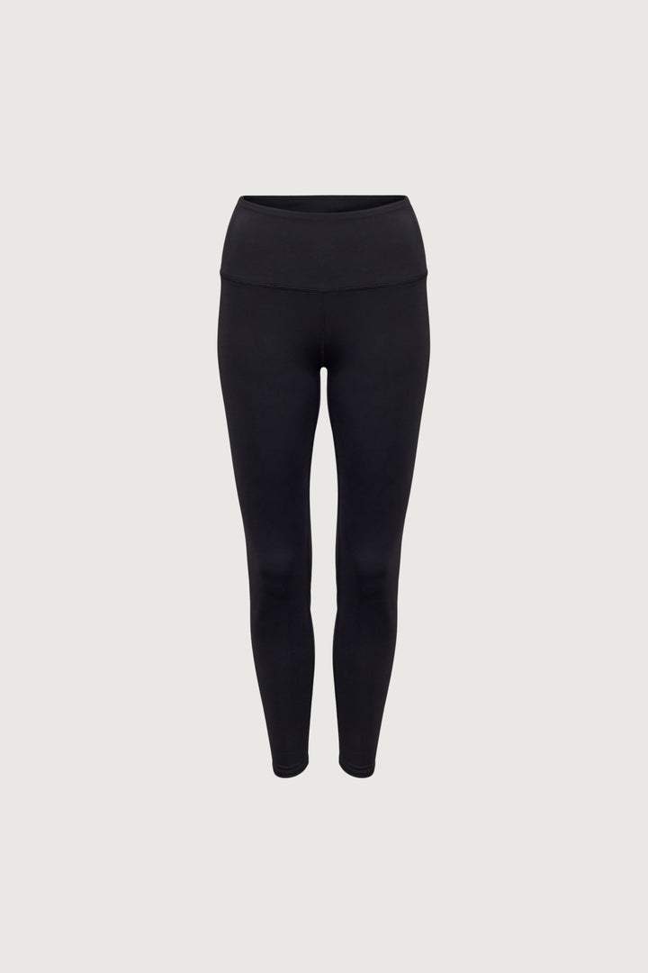MID-RISE SMOOTH LEGGINGS in Black — alternate angle