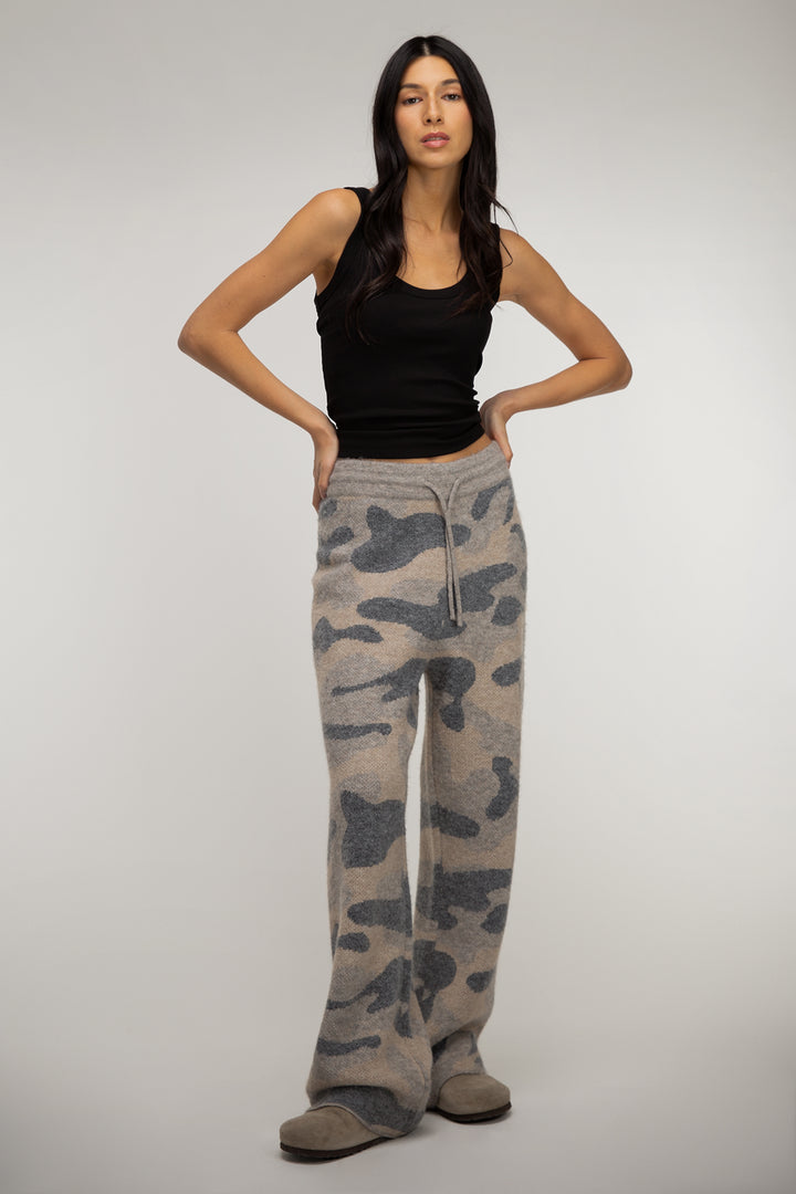 CAMO KNIT PANT