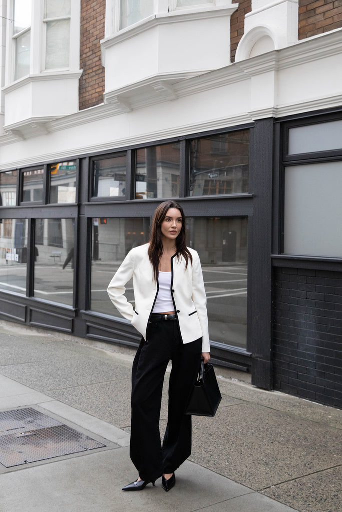 Bottom Snap Cotton Twill Pants | OAK + FORT