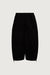 Oversized fleece pant in black — main image