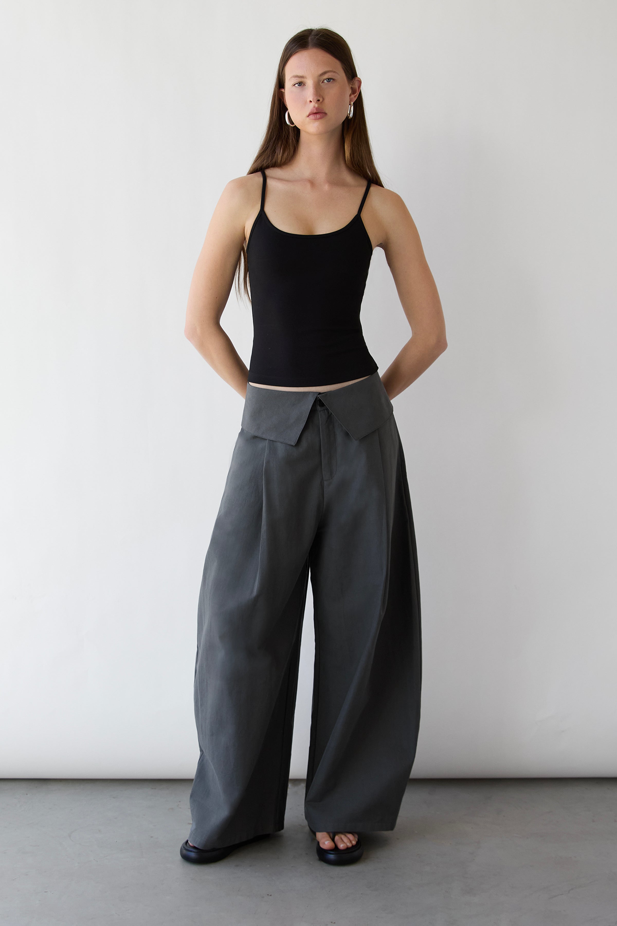 Fold-Over Waist Pant | OAK + FORT