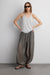 Lightweight balloon pant in gray — main image
