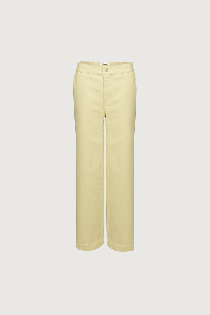 LONG LENGTH 30" TWILL WIDE LEG PANT