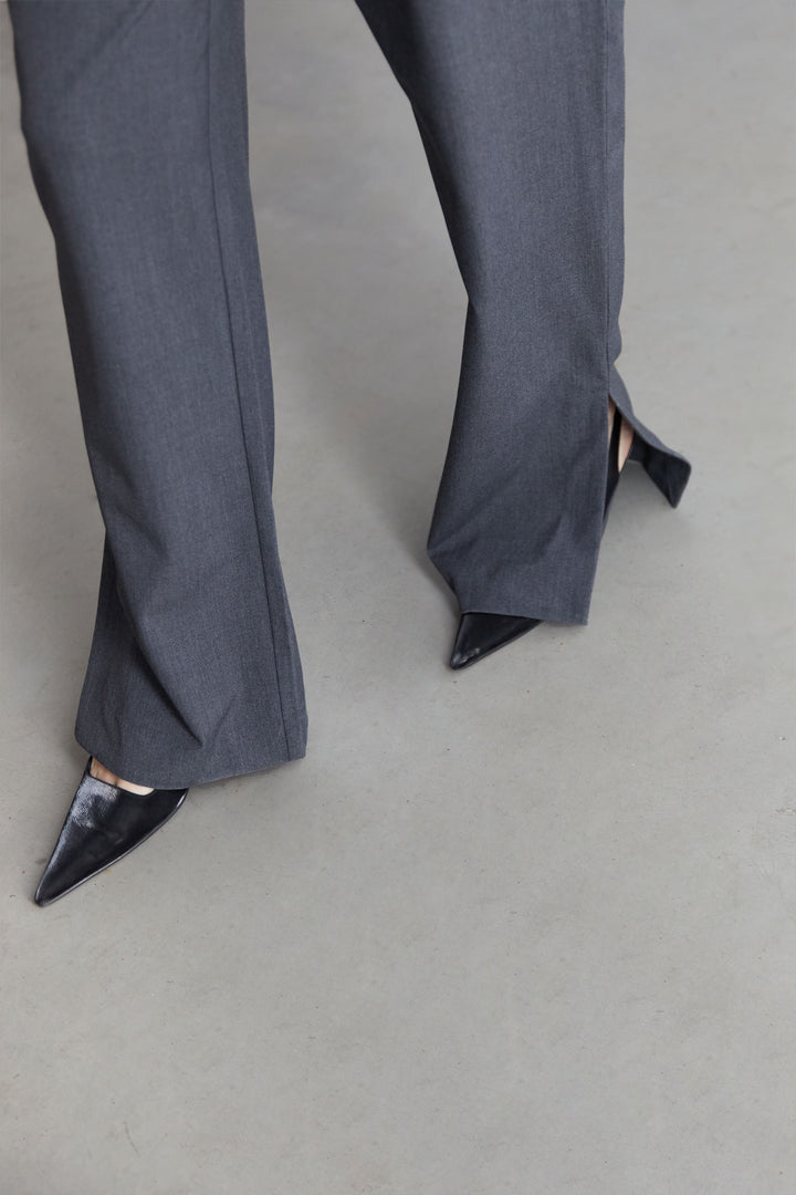 STRAIGHT LEG PANT WITH SIDE SLITS