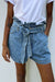 JEAN PAPERBAG SHORT