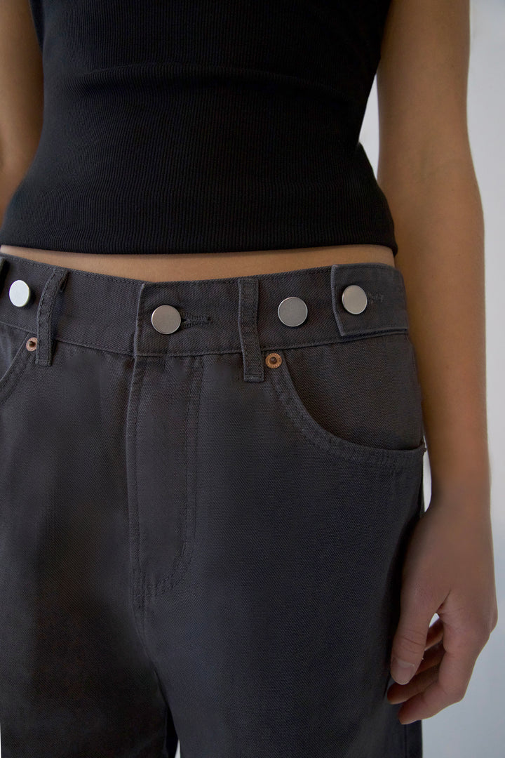 BERMUDA SHORT in ASPHALT — alternate angle