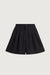 Pleated chino short in black — main image
