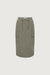 COTTON NYLON MIDI CARGO SKIRT