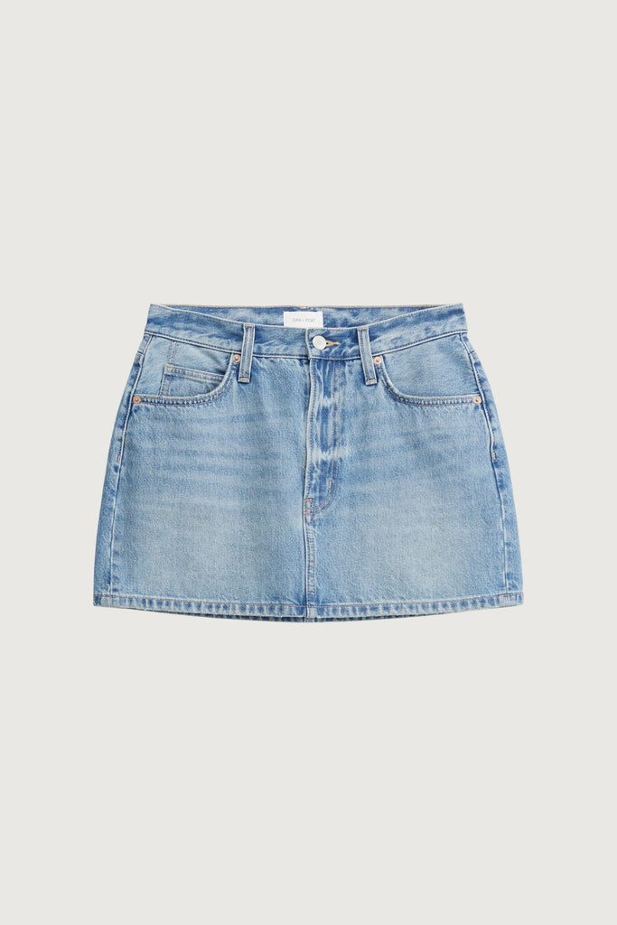 Denim Mini Skirt | OAK + FORT