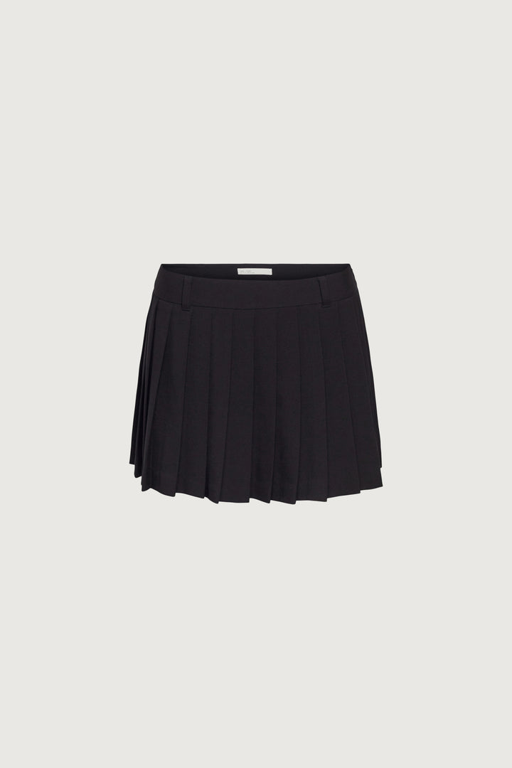 PLEATED SUITING MINI SKIRT