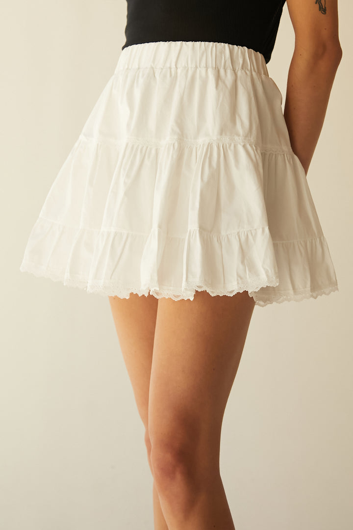 MINI TIERED SKIRT