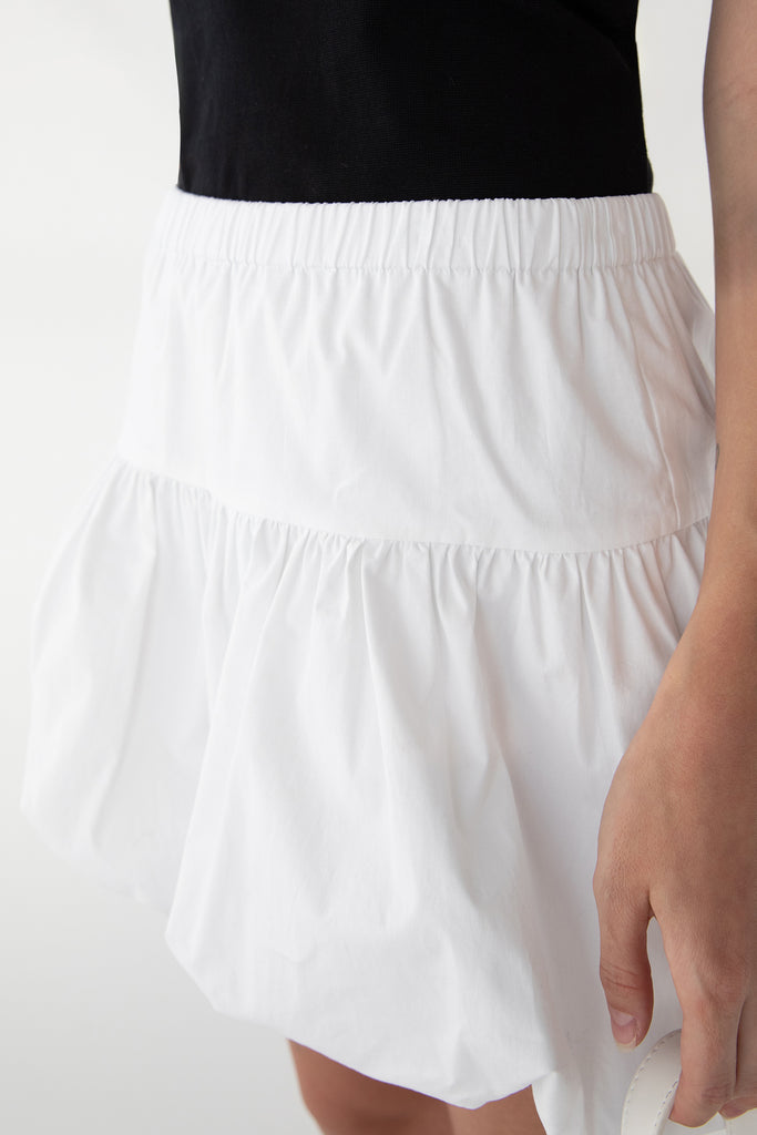 Bubble Hem Mini Skirt | OAK + FORT