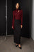 A-line skirt with wrap detail in black — main image