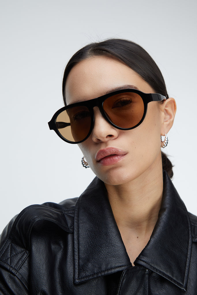Round Aviator Sunglasses | OAK + FORT