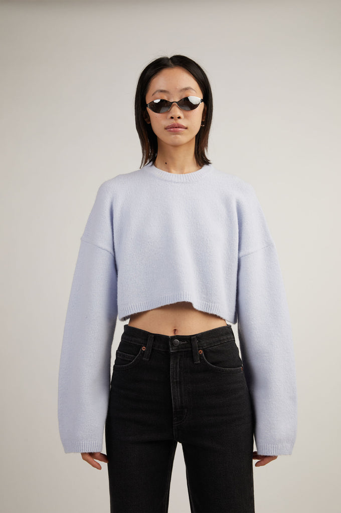 Relaxed Fit Cropped Sweater | OAK + FORT