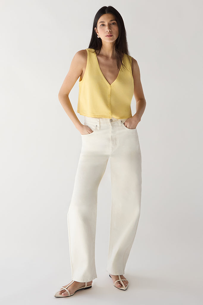 Button Front Tank | OAK + FORT