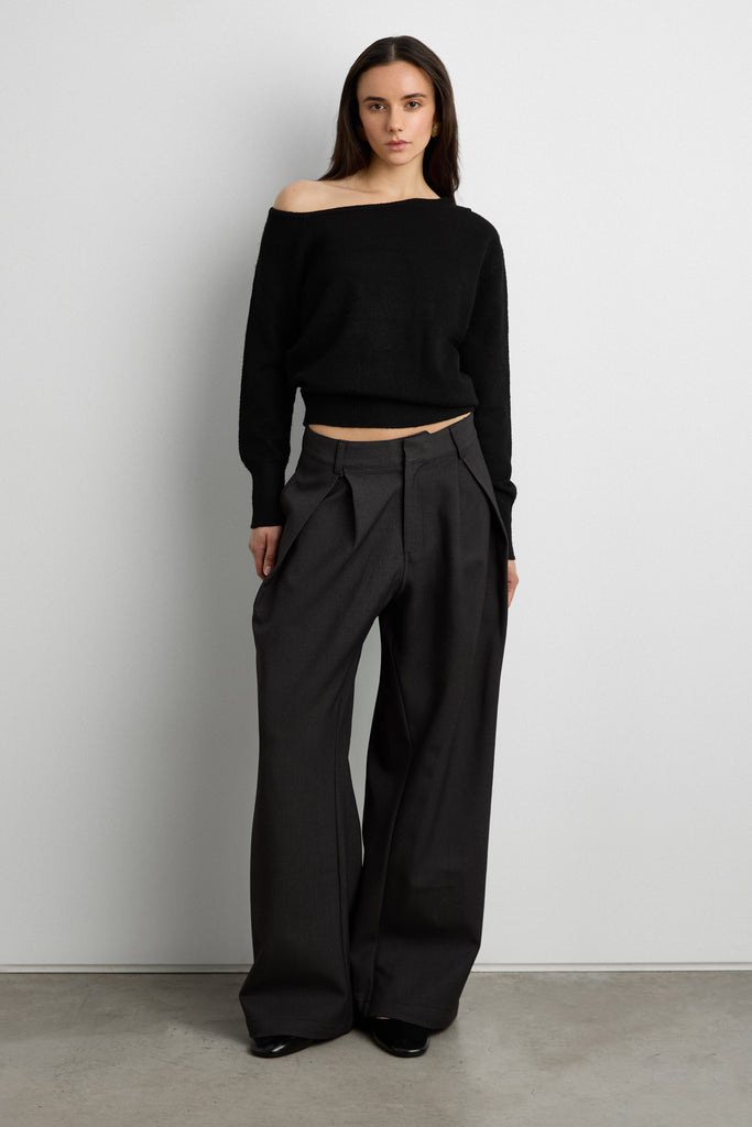 Off Shoulder Sweater | OAK + FORT