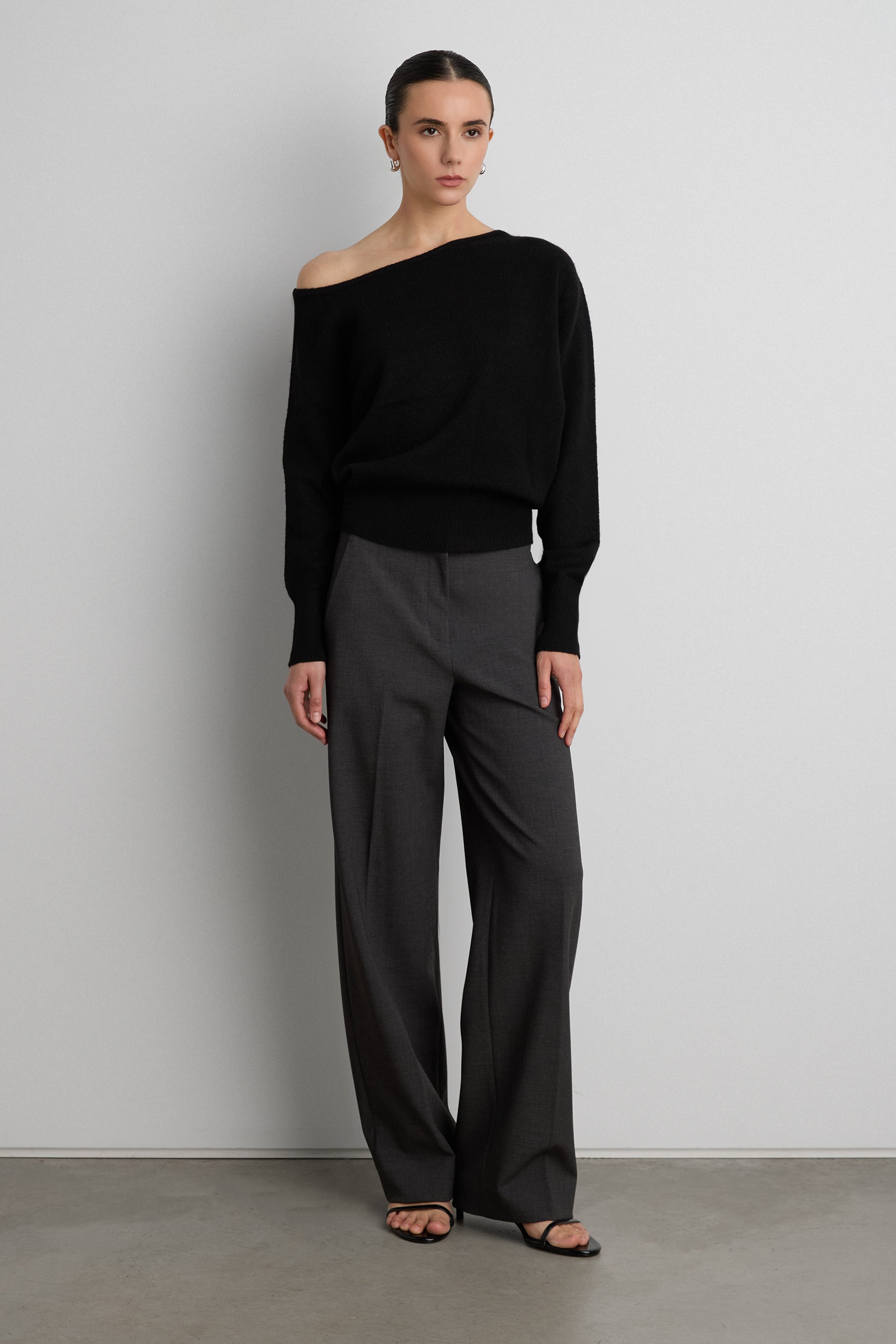 Off Shoulder Sweater | OAK + FORT