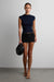 Knit mockneck top in sky captain — main image