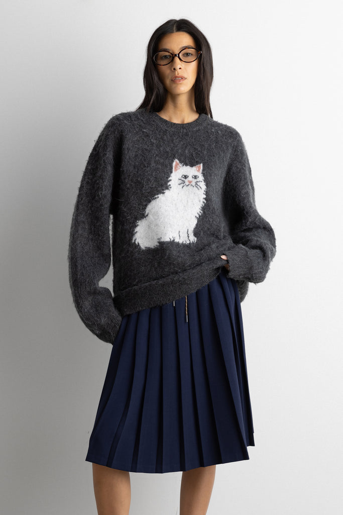 Cat Crewneck Sweater | OAK + FORT