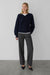 V-neck sweater in sky captain — main image