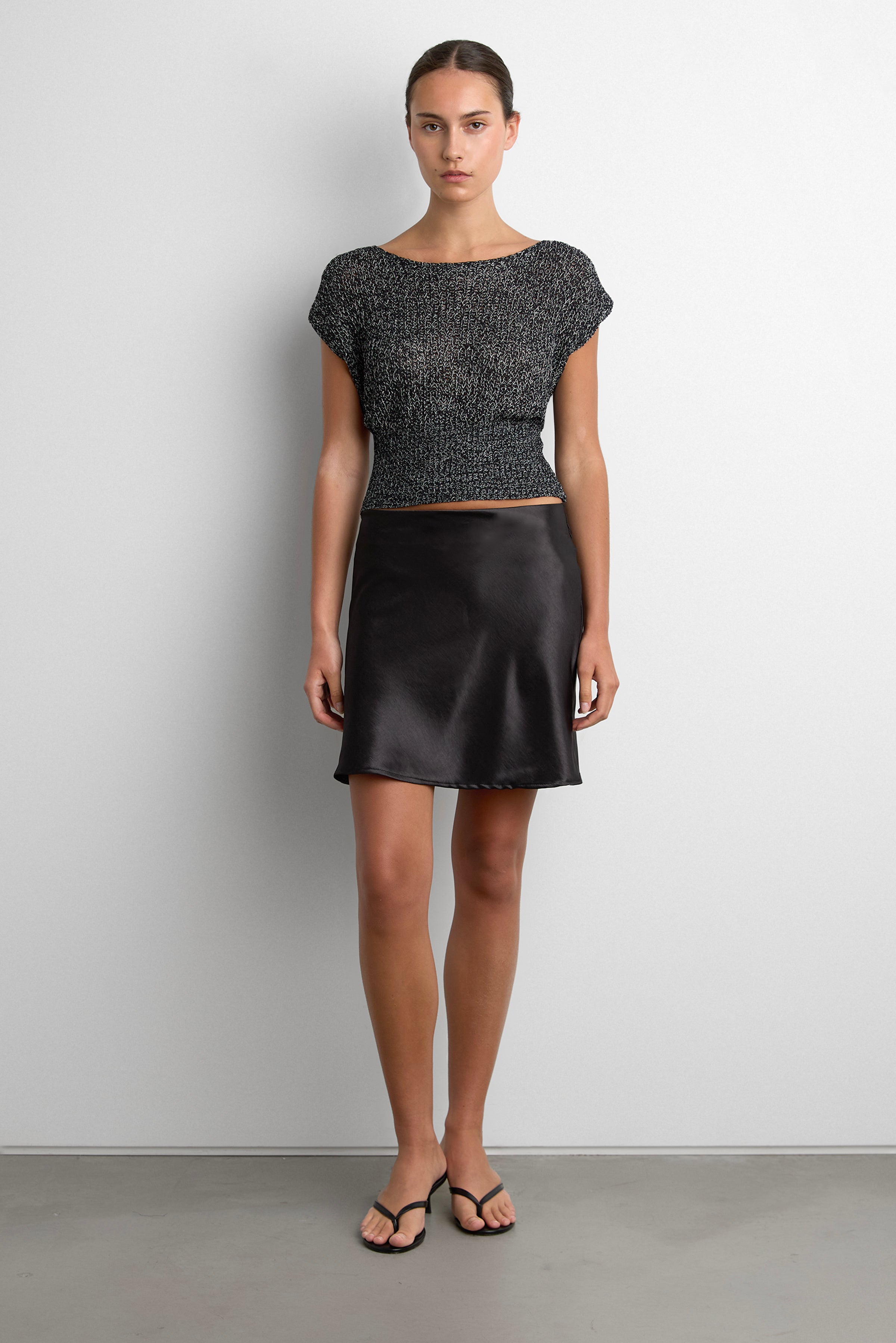 Sheer Organza Midi Skirt | OAK + FORT