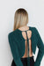 OPEN BACK FUZZY SWEATER