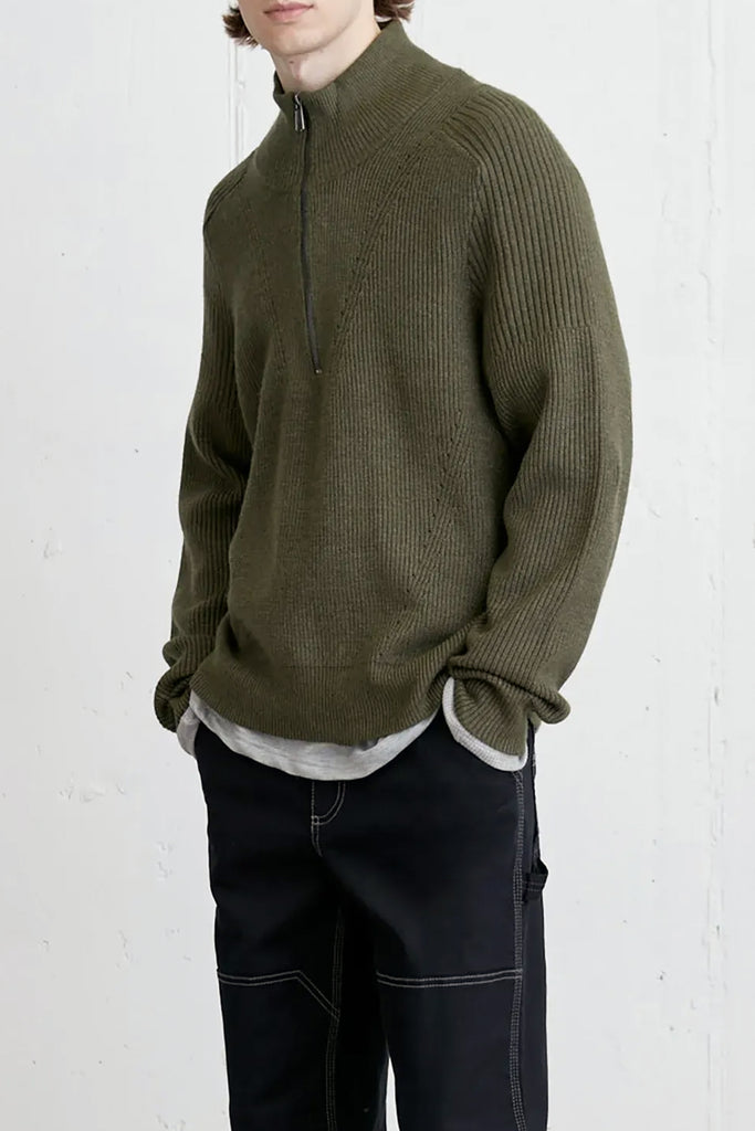 Quarter Zip Sweater OAK FORT