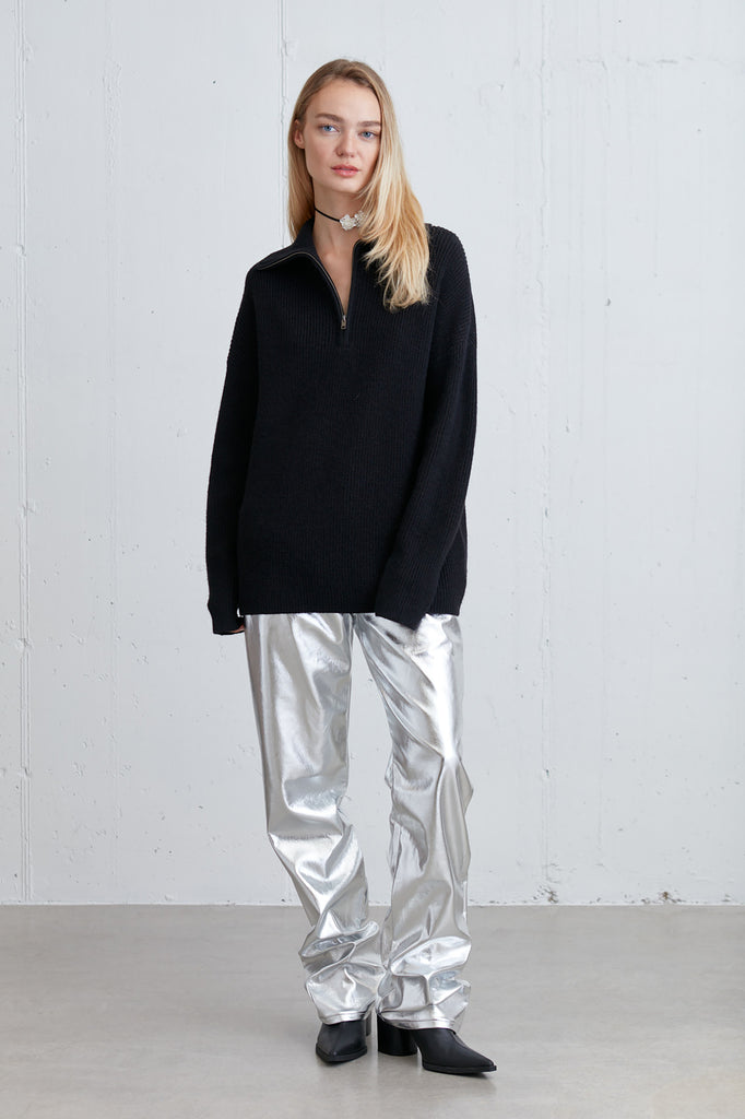 HALF ZIP SWEATER – OAK + FORT