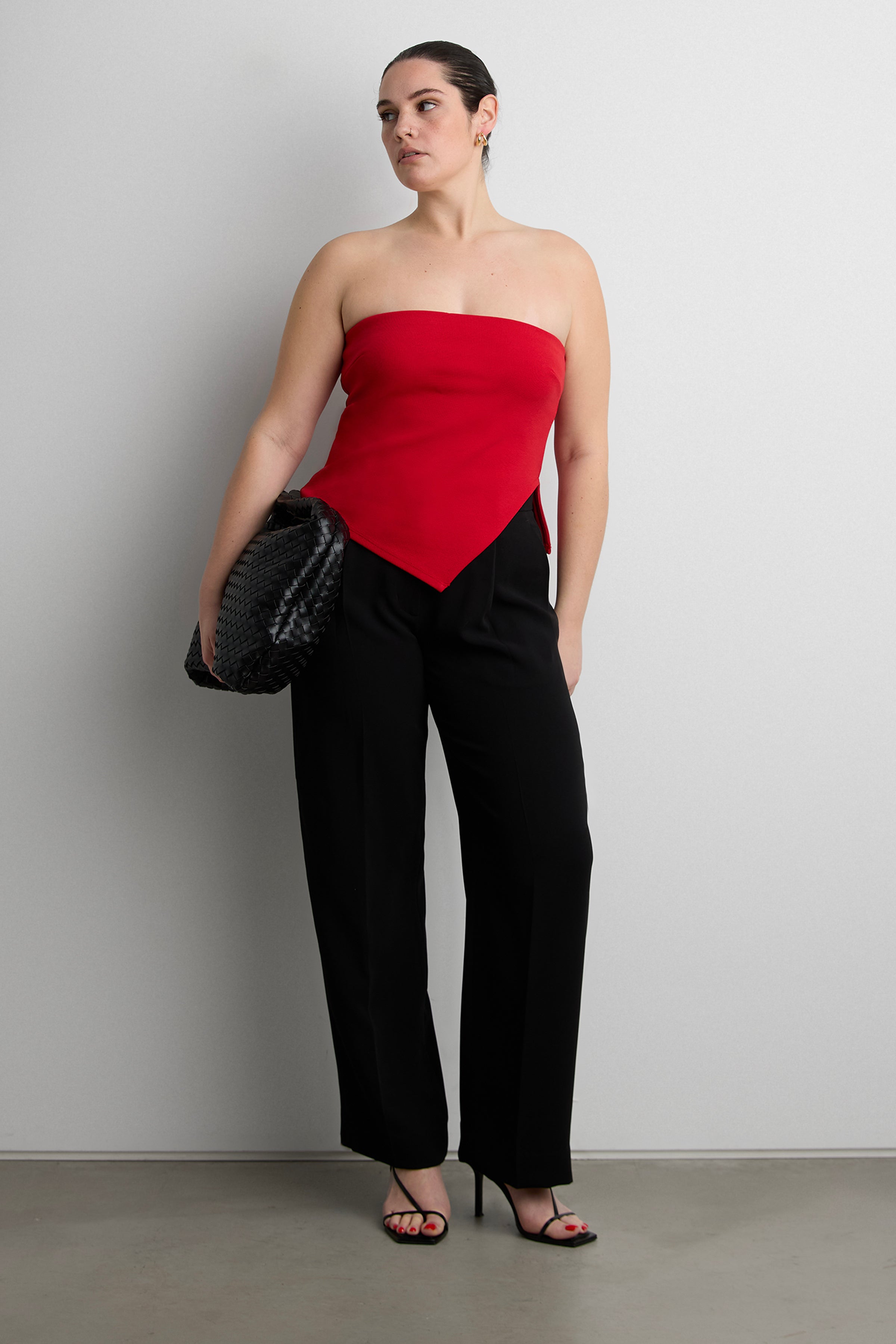 Off Shoulder Top with Side Twist Detail | OAK + FORT