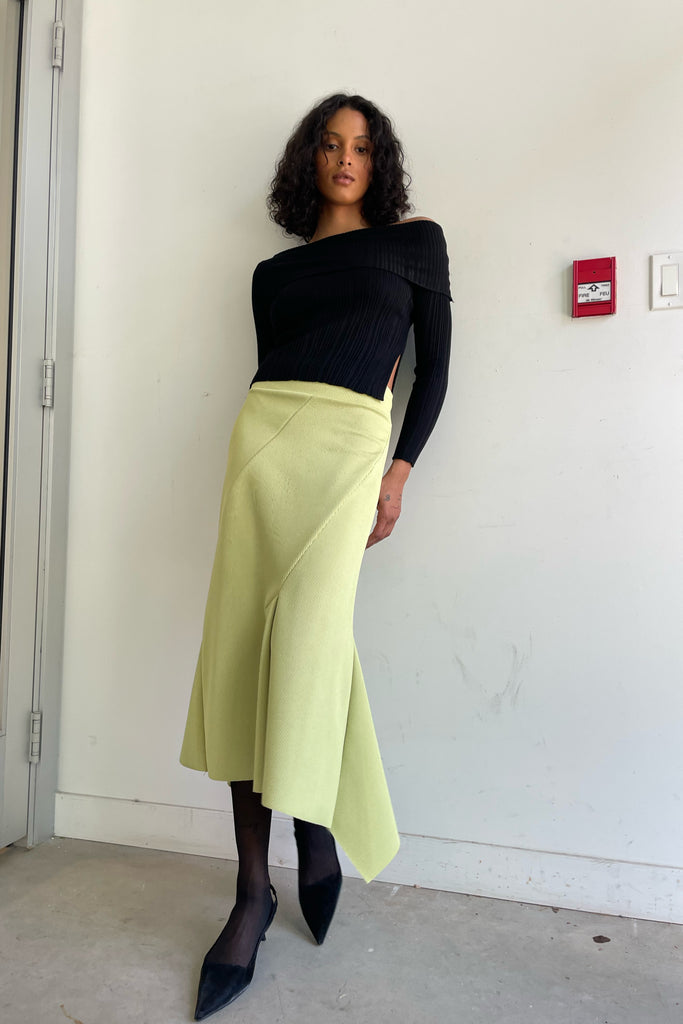 トップス estudio 1999 ANHELO KNIT TOP Off the Shoulder Knit Top | OAK + FORT