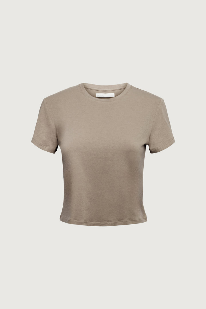 COTTON MODAL SLIM FIT CREWNECK T-SHIRT