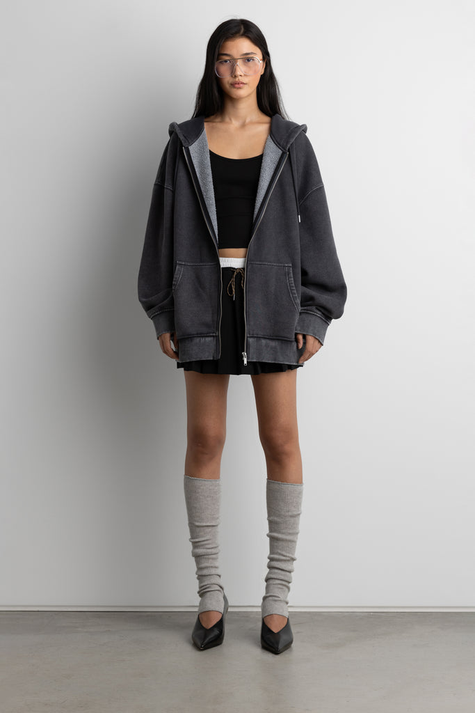 Comfort Fleece Zip-Up Hoodie | OAK + FORT