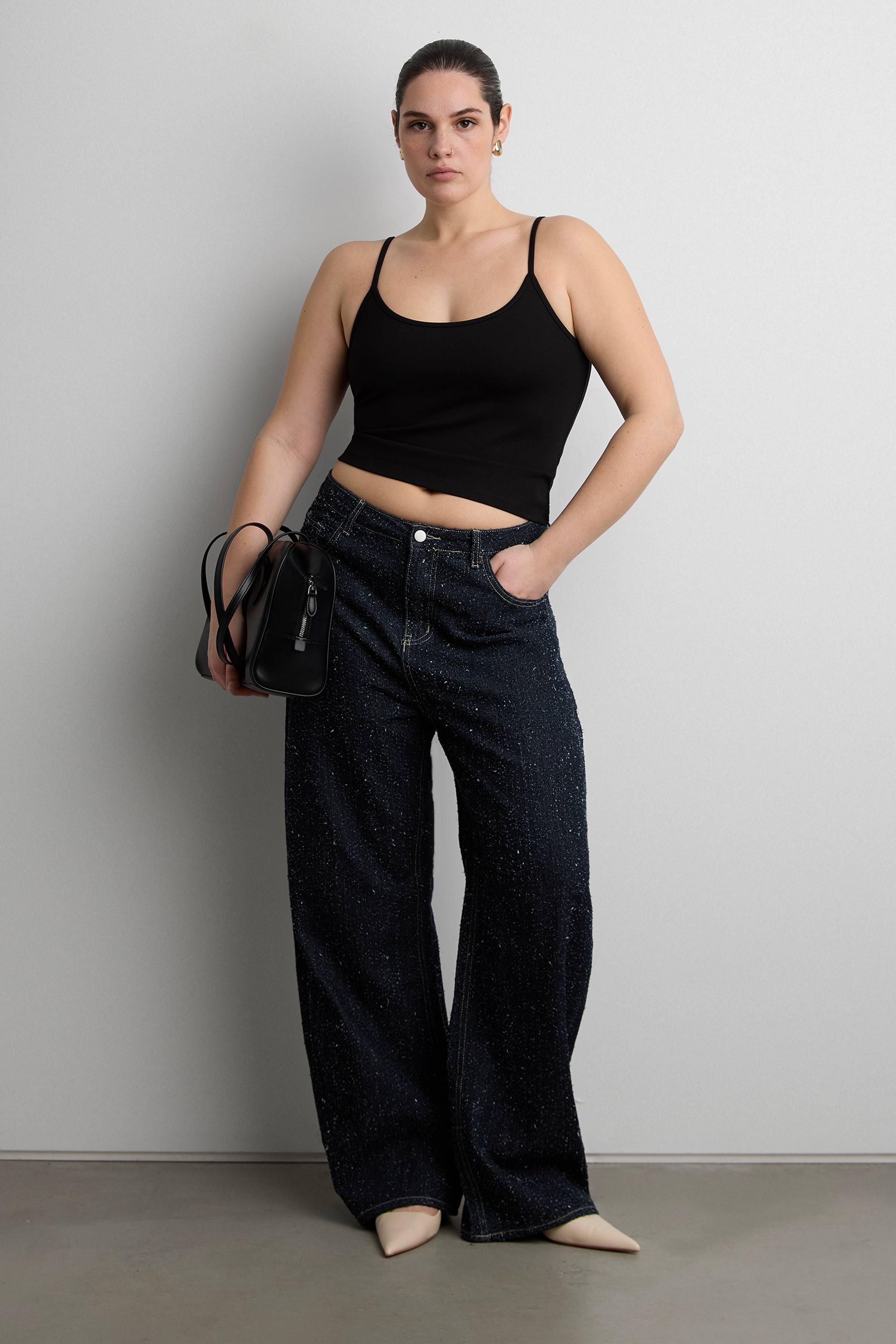 High Neck Sleeveless Top | OAK + FORT
