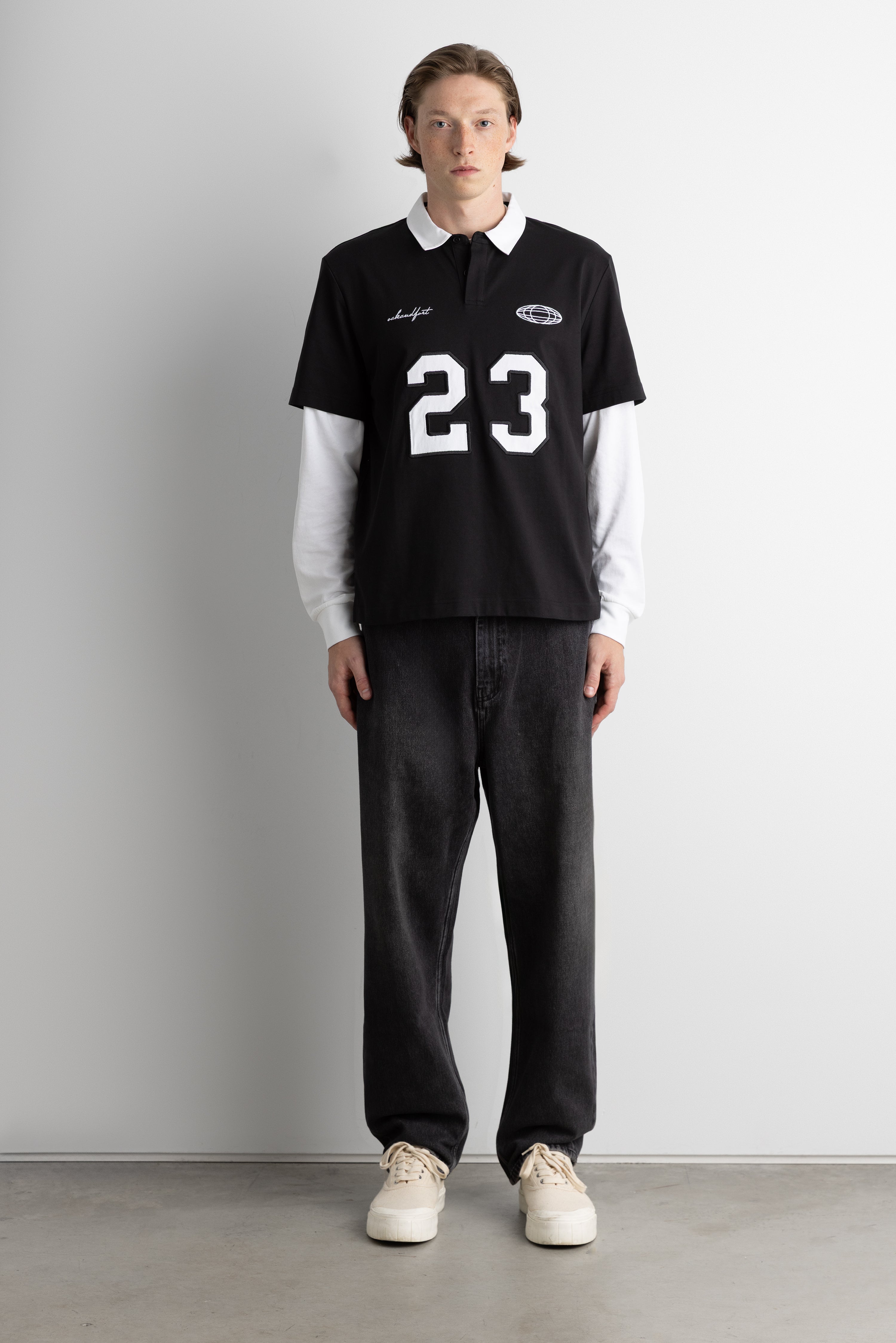 Graphic Rugby Polo Shirt | OAK + FORT
