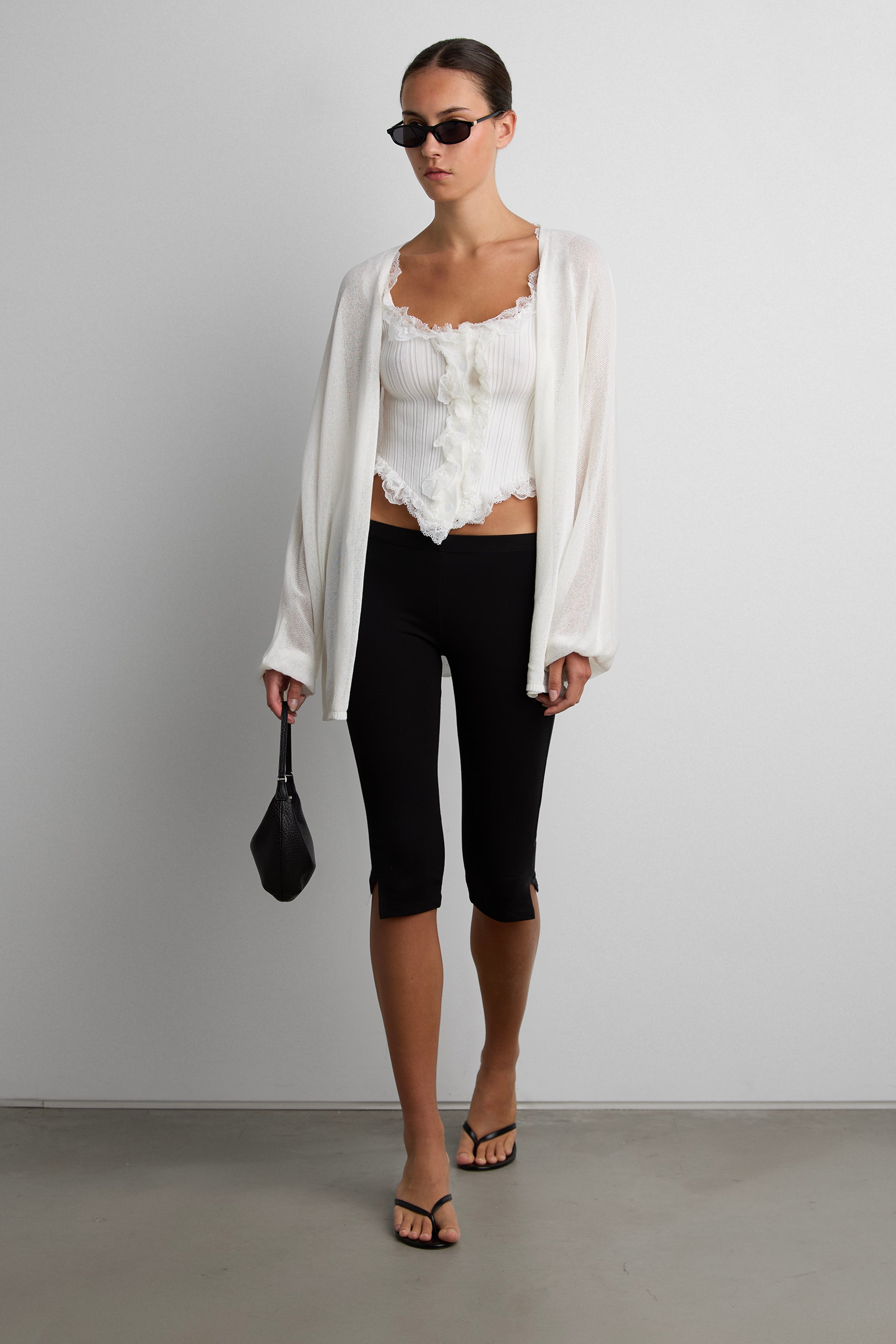 Ruffled Lace Tank Top | OAK + FORT