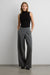 Cloud mockneck tank top in black — main image