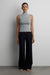 Cloud mockneck tank top in medium heather grey — main image