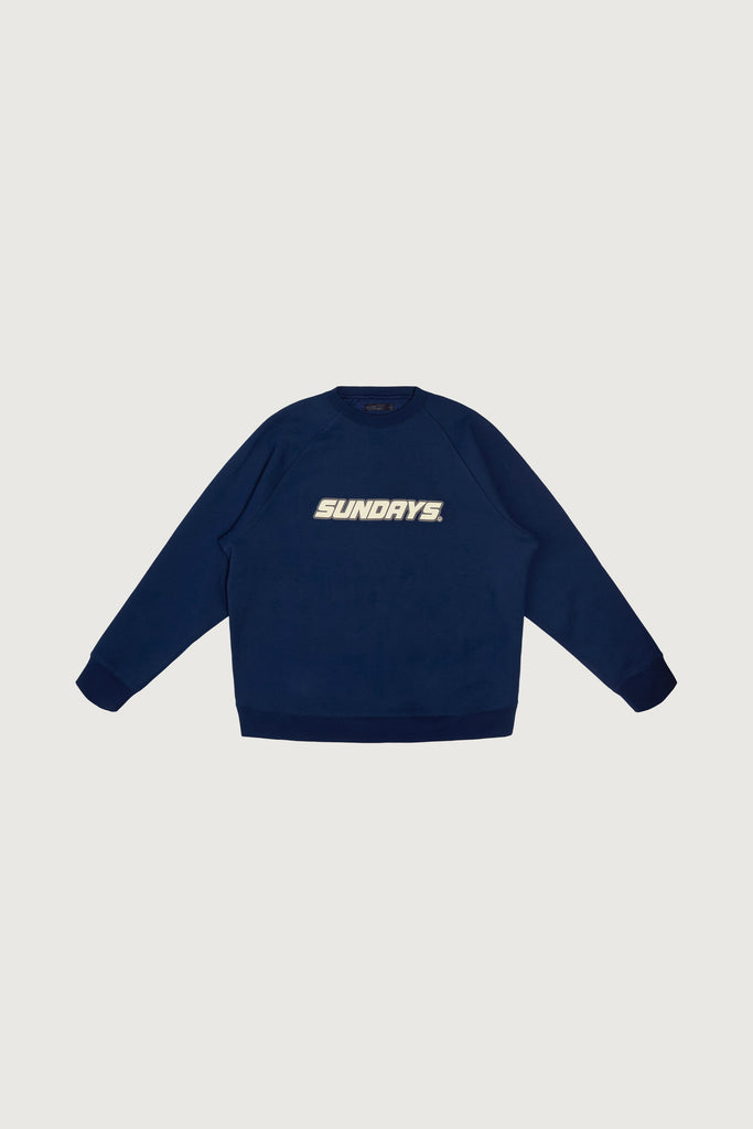 Sunday Oversized Raglan Crewneck Fleece Sweatshirt | OAK + FORT