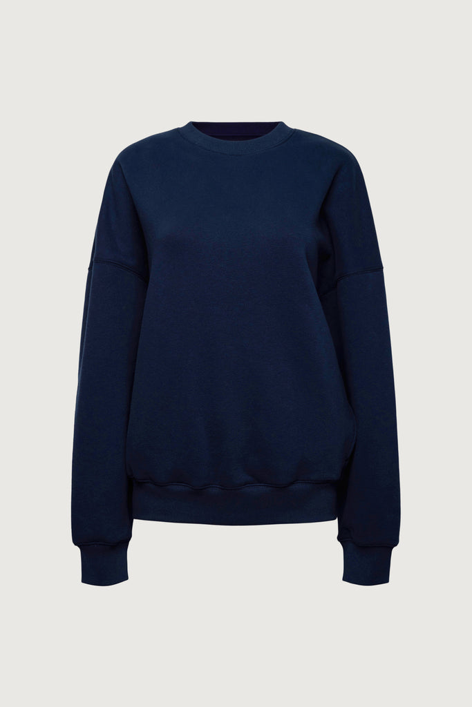Fleece Studio Crewneck Sweatshirt with Pockets | OAK + FORT