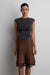 Fitted cap sleeve t-shirt in phantom grey — main image