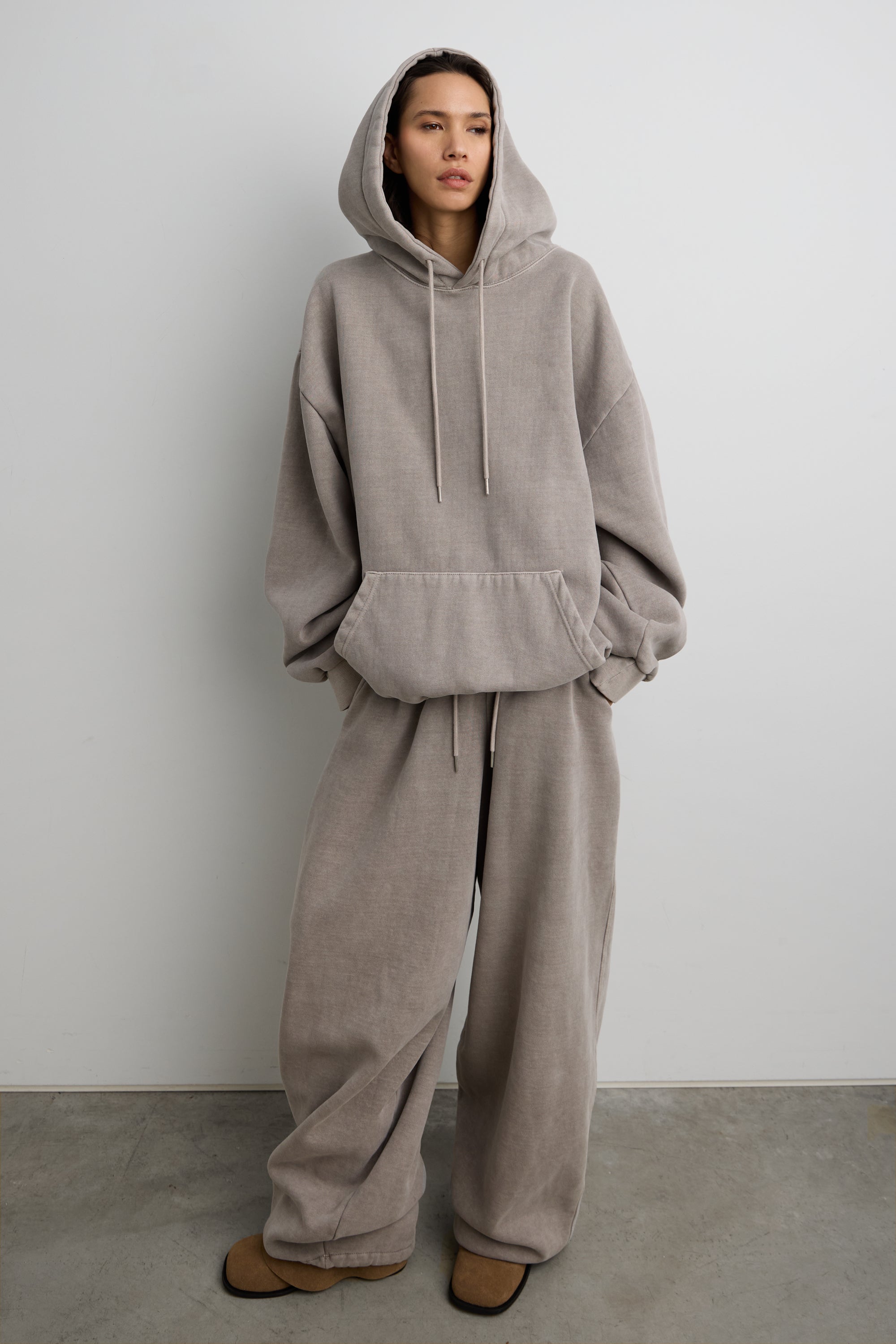 Fleece Studio Boyfriend Hoodie | OAK + FORT