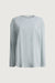 Relaxed long sleeve t-shirt in ice blue — main image