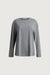 Relaxed long sleeve t-shirt in medium grey — main image