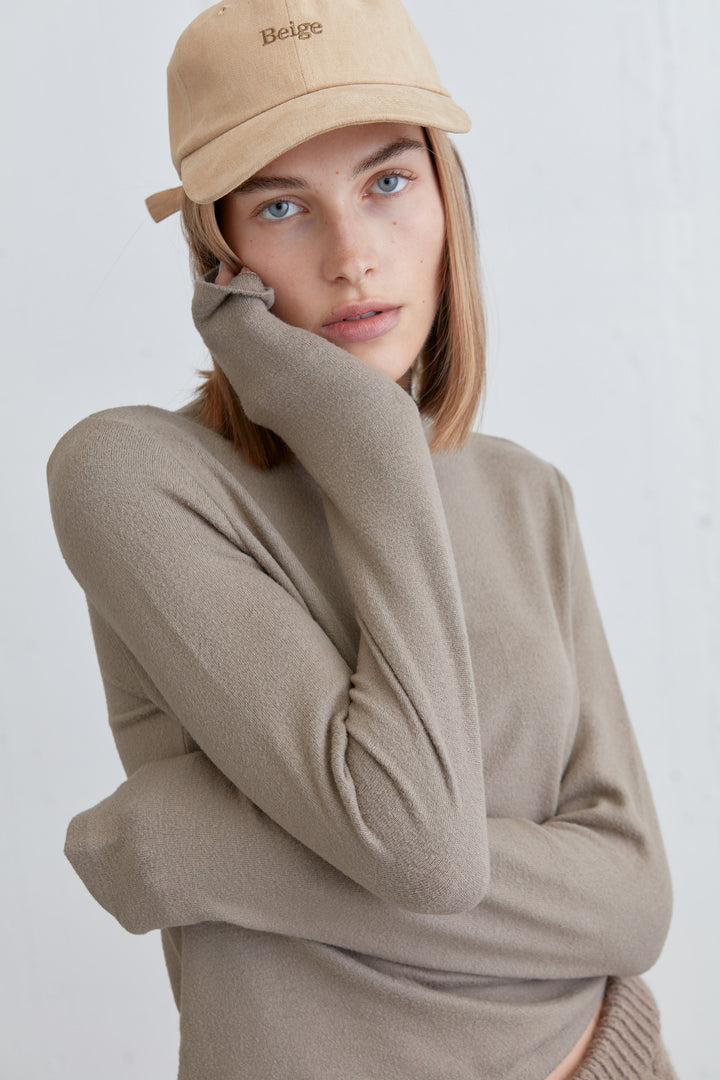 MOCKNECK LONG SLEEVE TOP