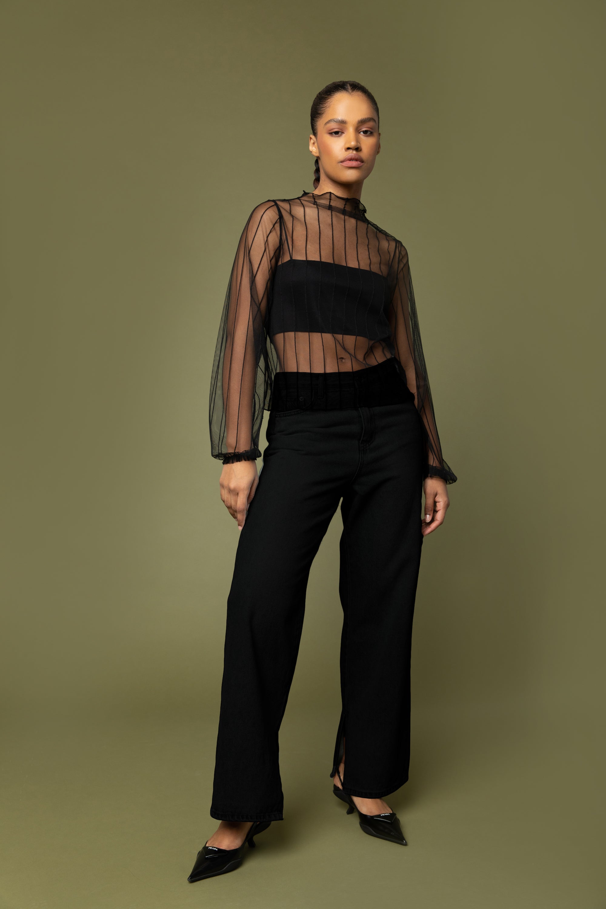 Mesh Blouse | OAK + FORT